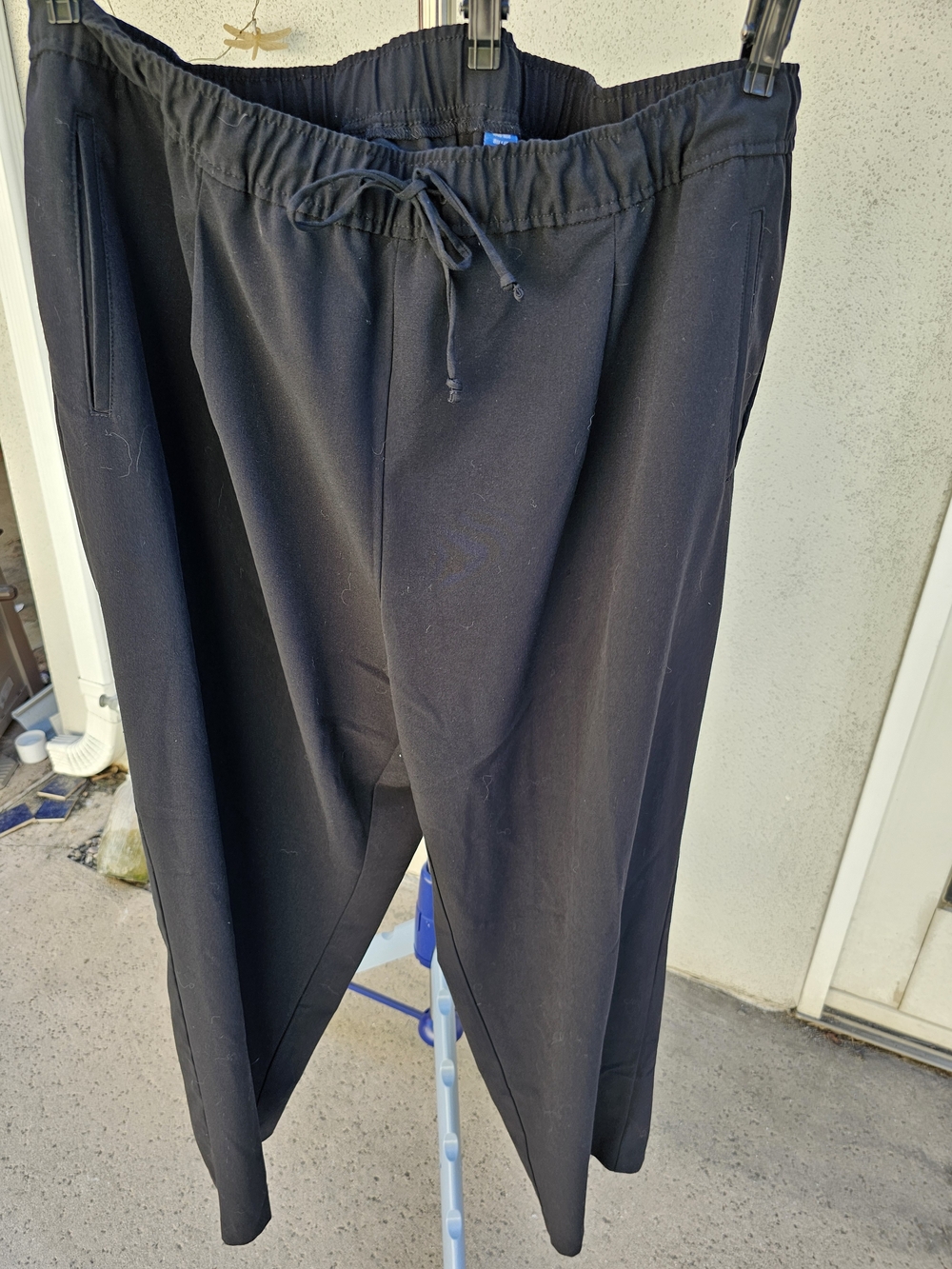 Old Navy Black Women's High Waisted Billie Staight Ankle Trouser